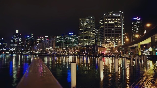 Sydney at night